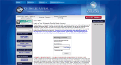 Desktop Screenshot of chenilleappealorders.com